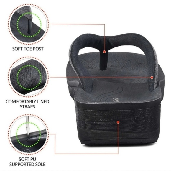 Elegant Black and Silver Women's Sandals - Picture 4 of 12